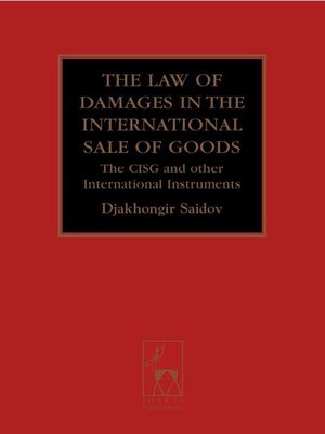 cover image of The Law of Damages in International Sales